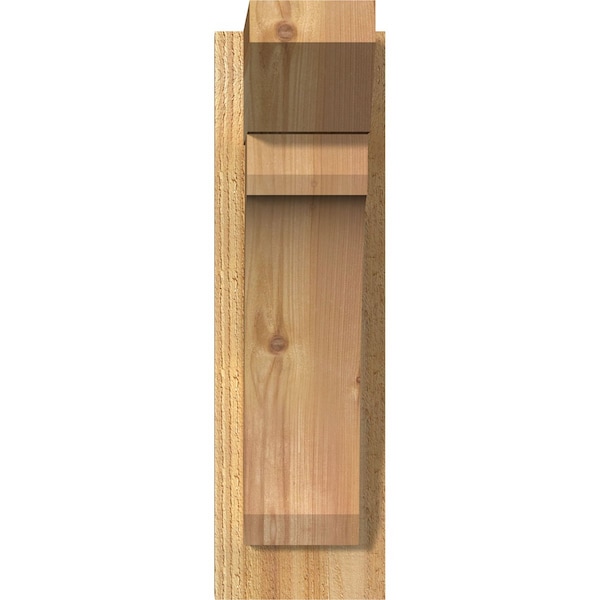 Legacy Slat Rough Sawn Outlooker, Western Red Cedar, 6W X 12D X 20H